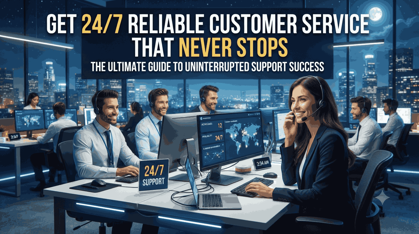 Get 24/7 Reliable Customer Service That Never Stops