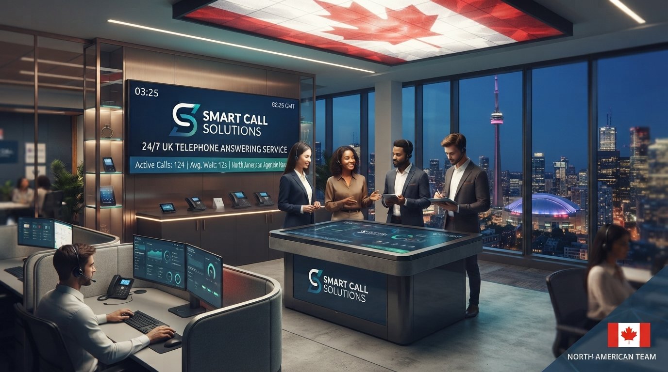 24/7 Telephone Answering Service UK | Smart Call Solutions